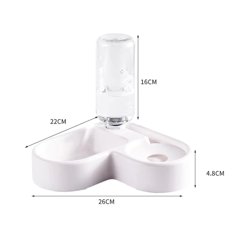 bol automatique 2-en-1 pour chien & chat