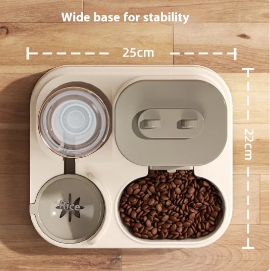 Distributeur Automatique Premium Eau & Nourriture pour Chiens et Chats