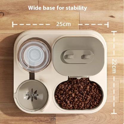 Distributeur Automatique Premium Eau & Nourriture pour Chiens et Chats